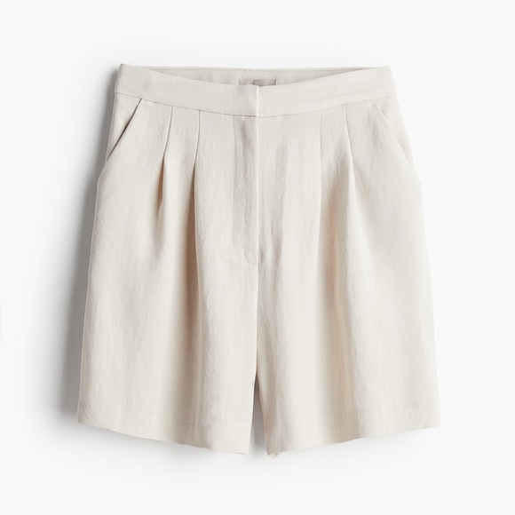 H&M Knee-Length Dress Shorts - Mint Green - Picture 2 of 7